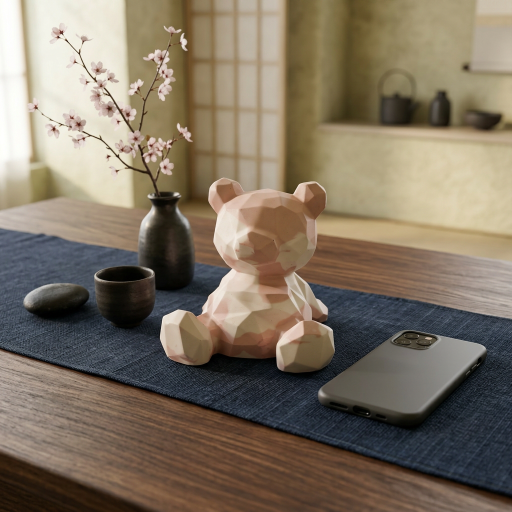 orsetto porta smartphone rosa