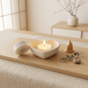 PURIFYING tealight in cera di soia vegetale artigianale