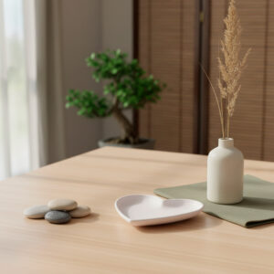 SCINTILLA vassoio in jesmonite minimal design